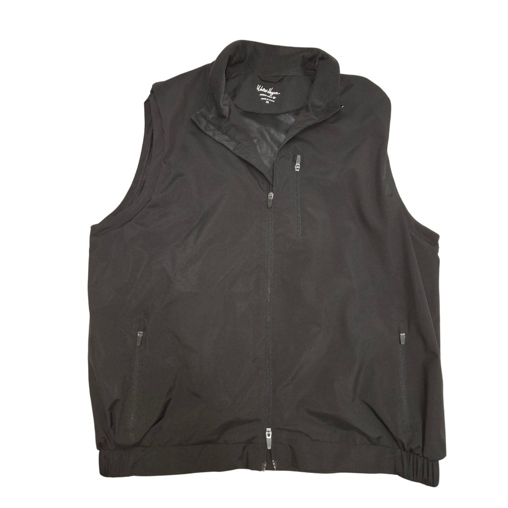 Walter Hagen Hydro Halt Mens XL Black Full Zip Golf Vest Lightweight Water Res